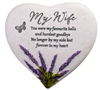 Thoughts Of You Lavender Stone Heart Wife