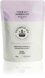 Cotswold Spa 1kg Epsom  Salts - Calm & Tranquility