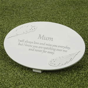 Thoughts Of You Memorial Plaque Mum