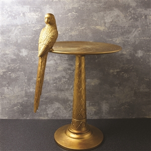 Gold Parrot Antique Table 52cm