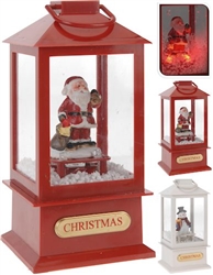 Lantern With Christmas Figure