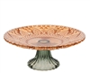 Colourful Glass Cake Stand 25cm