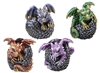 4asst Mini Dragon Resin Statue 5cm