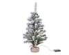 Frosted Tree With LED Lights 45cm