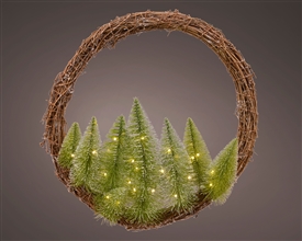 Micro LED Willow Wreath 50cm