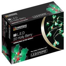60LED/20 Holly Leaf Lights