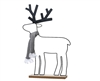 Large Wire Reindeer With Soft Scarf 40cm