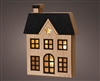 LED Wooden House 15cm