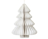 Small Hanging Paper Tree With Magnetic Closure - White 15cm