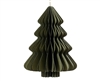 Small Hanging Paper Tree With Magnetic Closure - Green 15cm