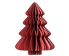 Small Hanging Paper Tree With Magnetic Closure - Red 15cm