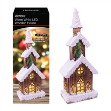 3 Tier Snow Tipped LED House