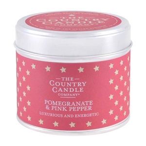 Superstars Candle in Tin - Pomegranate  & Pink Pepper