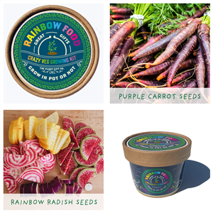 Plant Grow Gift Kits - Rainbow Veg