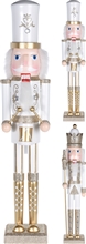White And Gold Nutcracker 2 Assorted 55cm