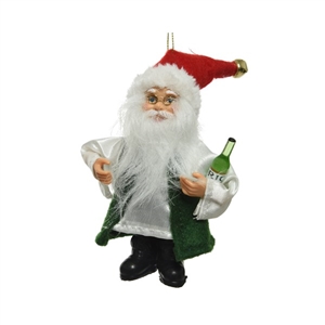 Santa Hanging Ornament 13cm