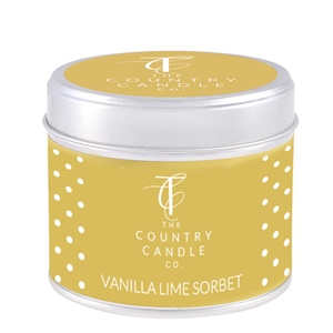 Polka Dot Candle in Tin - Vanilla Lime Sorbet