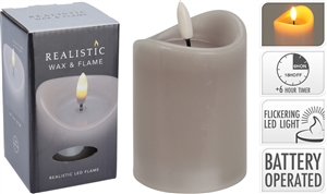 LED Candle With Flickering Wick