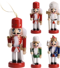 Mini Hanging Nutcracker Decoration 4 Assorted