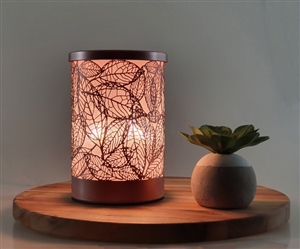 Rosegold Metal Aroma Lamp 16cm