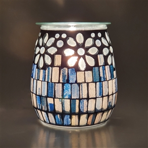 Glass Floral Tile Aroma Lamp