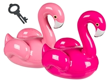 Flamingo Money Bank with Lock 2 Asst 19cm
