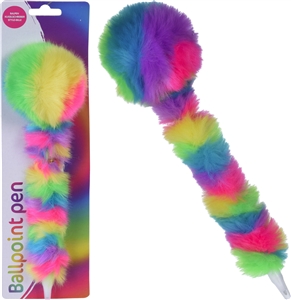 Fluffy Rainbow Pen