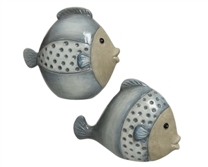 Terracotta Fish 2 Assorted 6.50x13.50x9.50cm