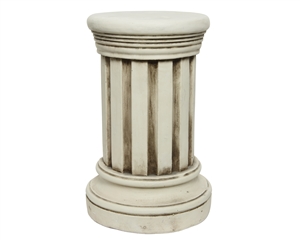 Traditional Tall Roman Style Pillar Garden Ornament- 45.5cm