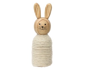 Bunny Wool Rope Holder 20cm