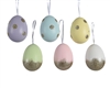 Pack Of 12 Hanging Egg Decorations 6cm