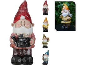 Standing Dwarf Statue With Shovel 15cm