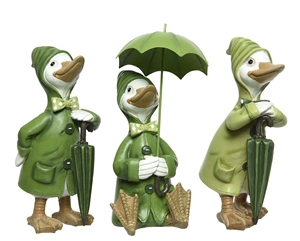 3 Asst Poly Ducks 17.00cm