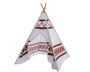 Zigzag Print Teepee Tent- 155cm