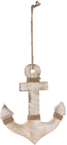 Anchor Mango Wood Decoration