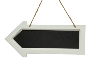 Wooden Hanging Arrow Black Chalkboard- 36cm