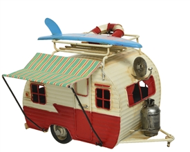 Tin Campervan With Awning