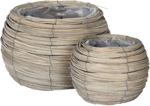 Set Of 2 Seagrass Baskets