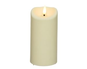 LED Pillar Candle with Realistic Flame