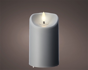 LED Pillar Candle with Realistic Flame