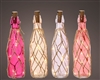 4asst Netted Glass Bottle 28.5cm