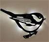 Cast Iron Solar Wall Light - Bird 23.5cm