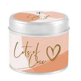 Sentiments Candle in Tin - Lots of Love