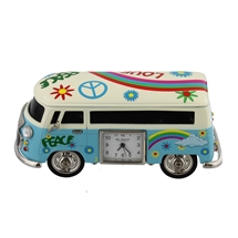 Psychedelic Camper Miniature Clock