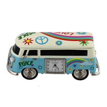 Psychedelic Camper Miniature Clock