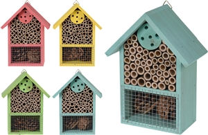 Colourful Insect Hotel 20cm 4 Assorted