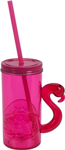 Flamingo Drinking Glass