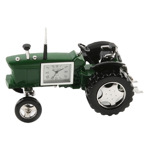 Minature Green Tractor Clock