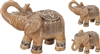 2asst Elephant Statue 15.5cm