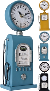 Petrol Pump Table Clock 3 Assorted